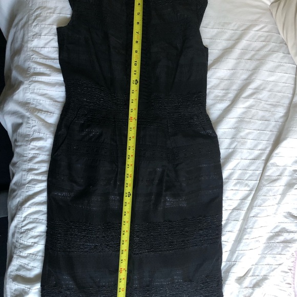 Piazza Sempione Black Brocade Dress US 10 - Picture 5 of 5